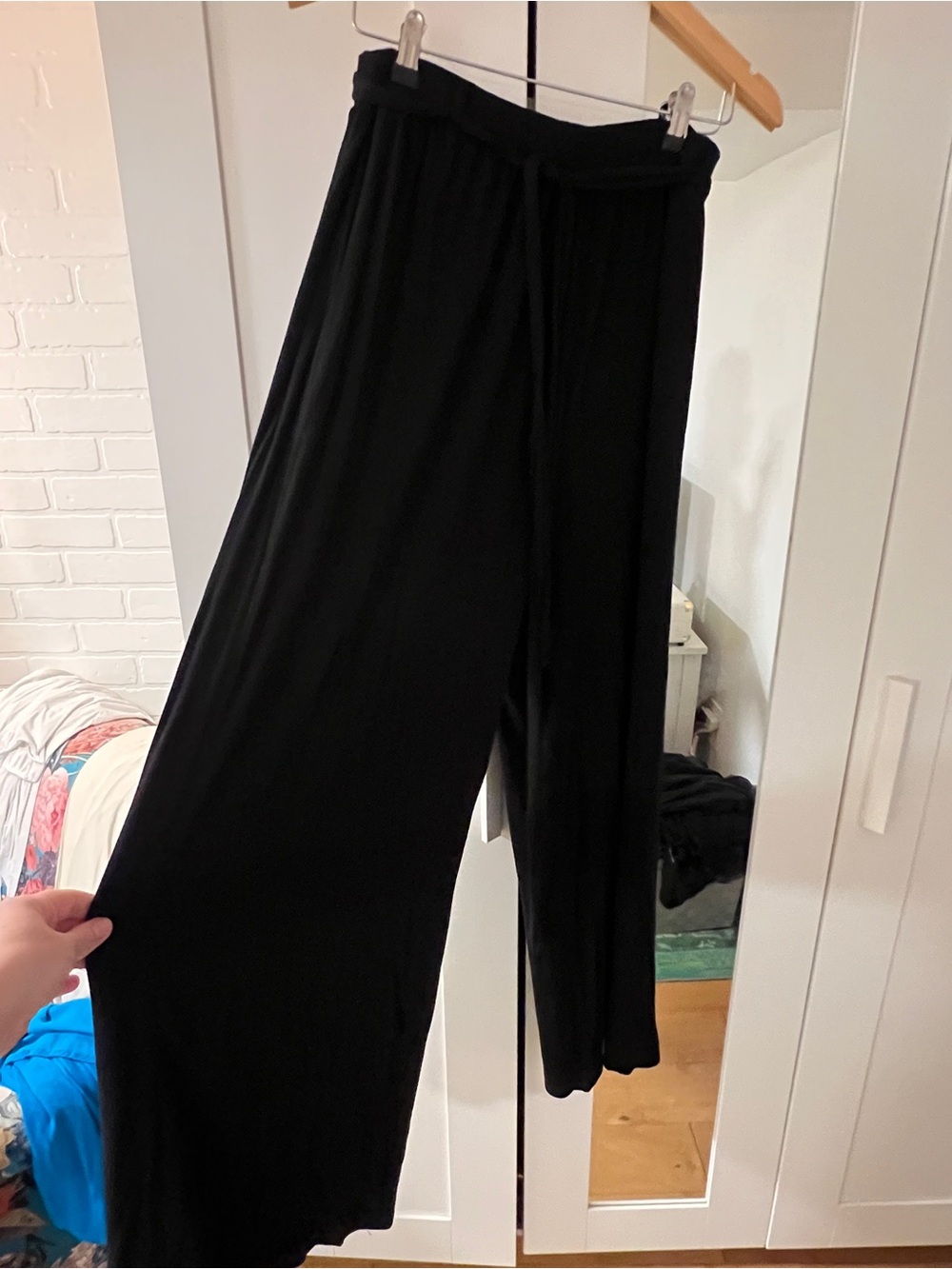 ASOS Wide Leg Black Women's Pants - Comfortable Everyday Jumpsuit Alternative